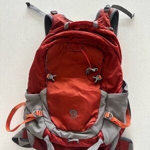 Mountain Hardwear Orange and Gray Backpack